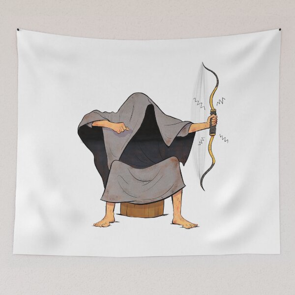 Item preview, Odysseus Bow Scene – The Odyssey (2026) Cartoon Illustration designed and sold by The A-Press.
