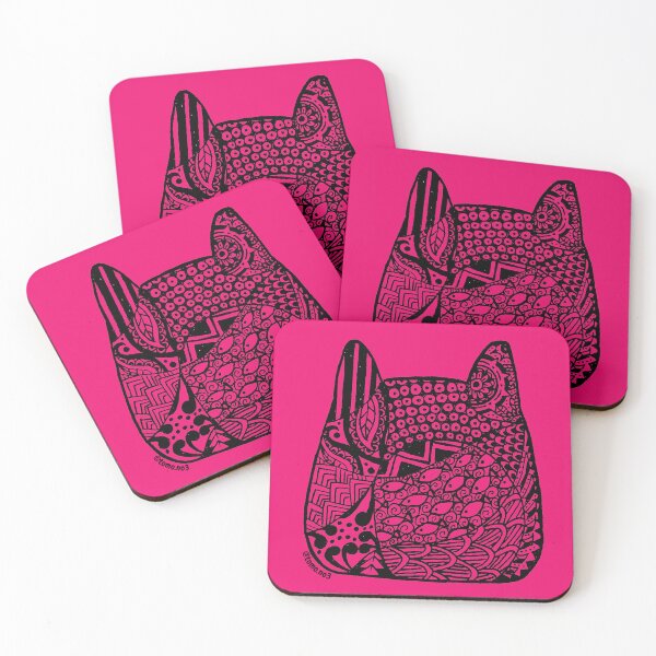 Item preview, Zentangle Cat designed and sold by Momo Squared Designs.