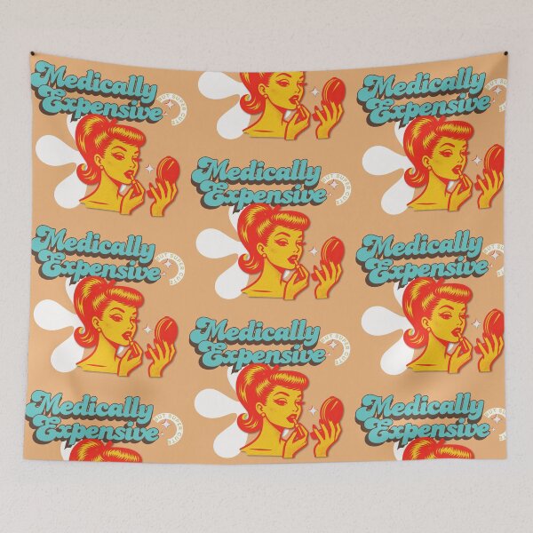 Item preview, Medically Expensive But Super Cute Retro Glam Pop Art designed and sold by pulse_retail.