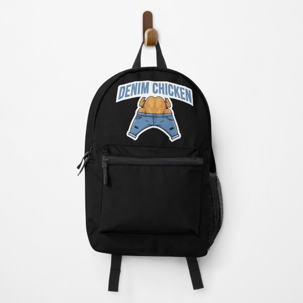 Item preview, Denim Chicken with Blue Text designed and sold by fpleasants.
