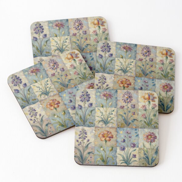 Item preview, Country Springtime Flower Quilt designed and sold by TheMadTeaParty.