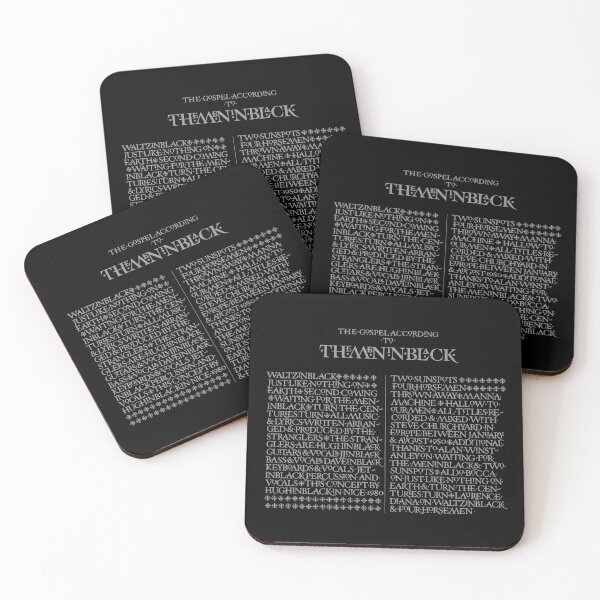 Item preview, The Stranglers - The Gospel According to the Men In Black - grey designed and sold by The Common Tee.