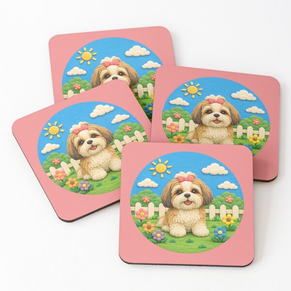 Item preview, Shih Tzu - clay designed and sold by AcornAndPebble.