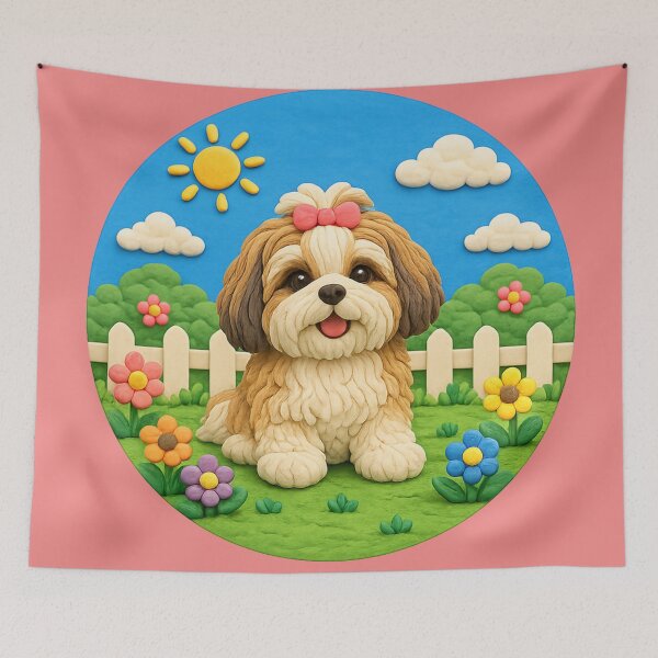 Item preview, Shih Tzu - clay designed and sold by AcornAndPebble.