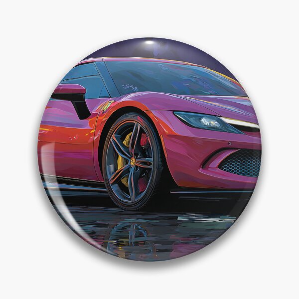 Item preview, Ferrari 296 GTB Automotive Pop Art Statement Piece designed and sold by AutoPopStudio.