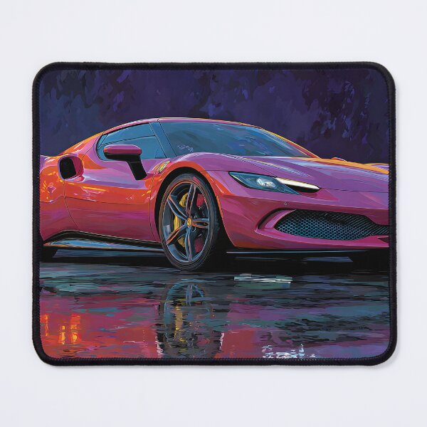 Item preview, Ferrari 296 GTB Automotive Pop Art Statement Piece designed and sold by AutoPopStudio.