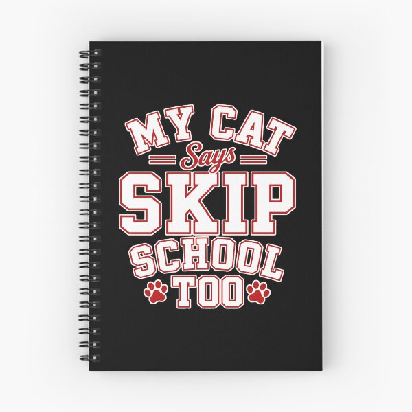 Item preview, back to school  Cat Says Skip School Too Funny Shirt designed and sold by Uglyandcute.