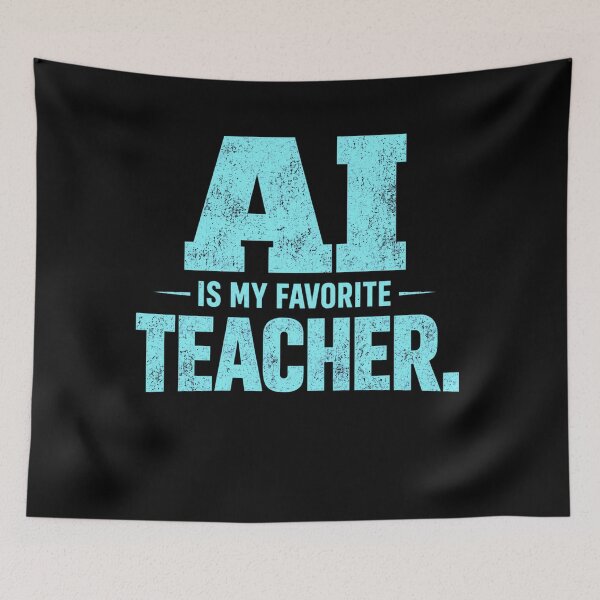 Item preview, AI Is My Favorite Teacher - Funny AI Takeover Future School Robot Teacher S designed and sold by TEEJAMBOREE.