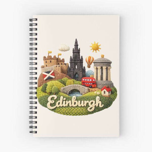 Item preview, Cute Knitted Edinburgh Landmark | Handmade Yarn Knit Travel Souvenir designed and sold by Moons Studio.