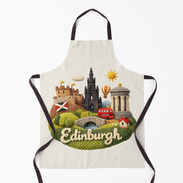 Item preview, Cute Knitted Edinburgh Landmark | Handmade Yarn Knit Travel Souvenir designed and sold by Moons Studio.