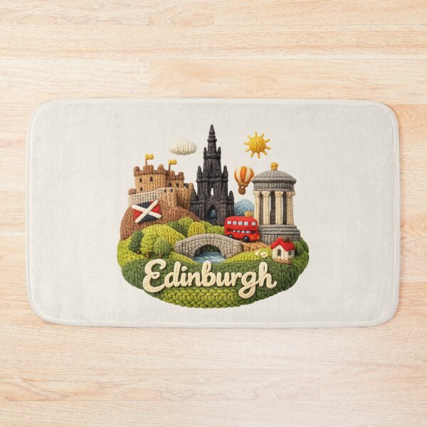 Item preview, Cute Knitted Edinburgh Landmark | Handmade Yarn Knit Travel Souvenir designed and sold by Moons Studio.