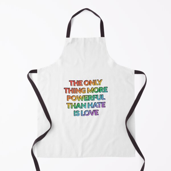 Item preview, The Only Thing More Powerful Than Hate Is Love - LGBT Pride designed and sold by Inspirationmotivation.