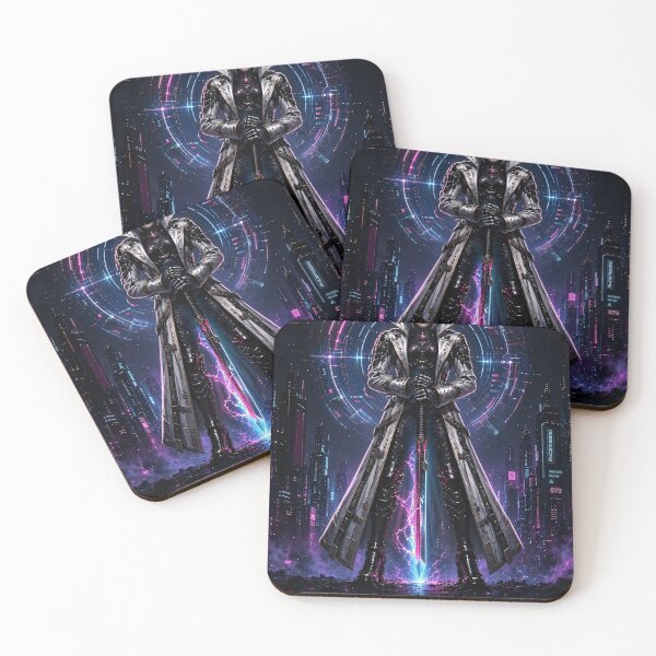 Item preview, The Eternal Sentinel – Cyberpunk Anime Warrior designed and sold by thirtyonestars.