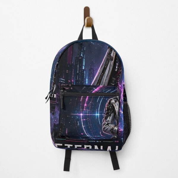 Item preview, The Eternal Sentinel – Cyberpunk Anime Warrior designed and sold by thirtyonestars.