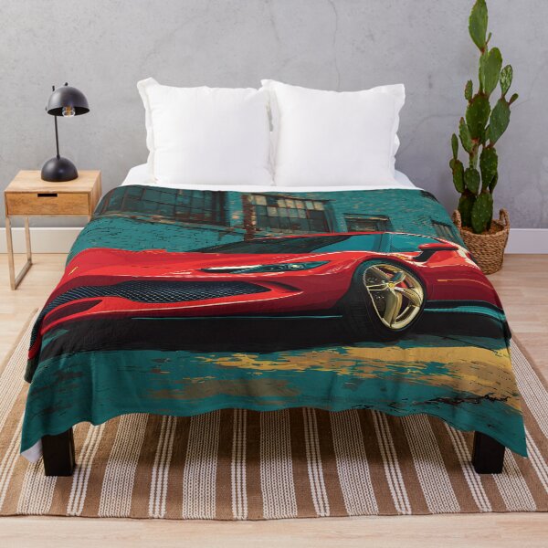 Item preview, Ferrari 296 GTB Modern Pop Art Garage Wall Decor designed and sold by AutoPopStudio.
