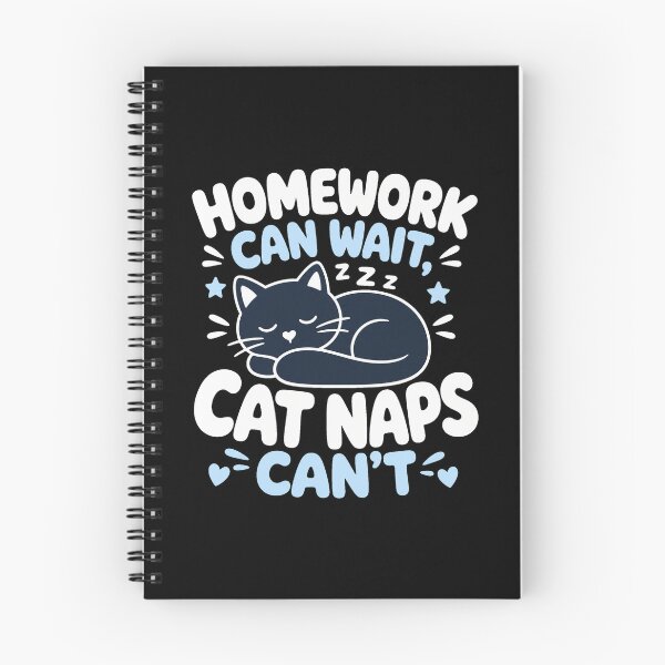 Item preview, back to school  Homework Can Wait Cat Naps Can't Funny Shirt designed and sold by Uglyandcute.