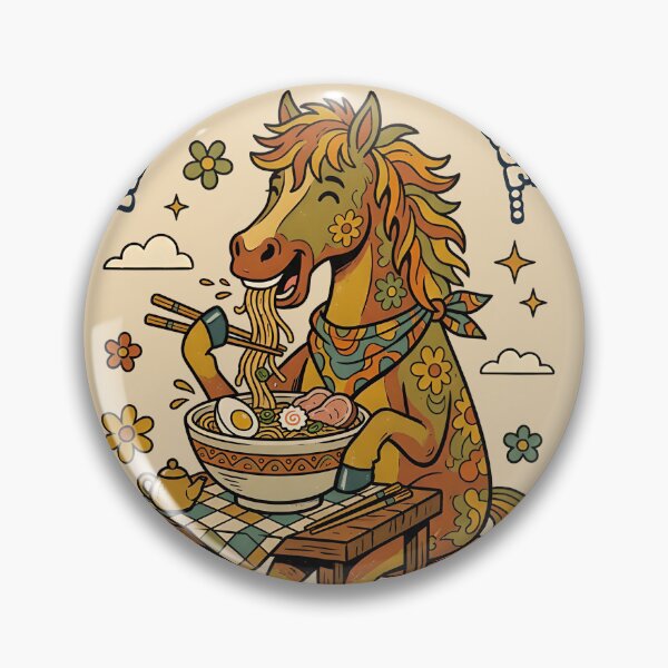 Item preview, They say I eat like a horse... I love ramen designed and sold by ParadoxParadox.