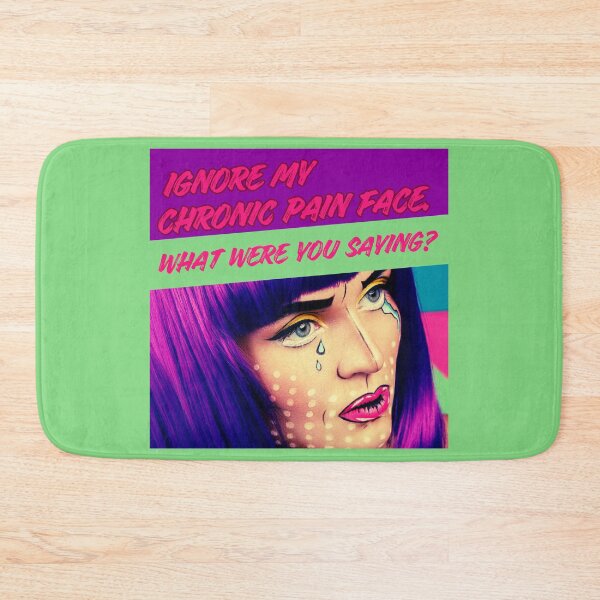 Item preview, Ignore My Chronic Pain Face Retro Comic Pop Art Spoonie designed and sold by pulse_retail.