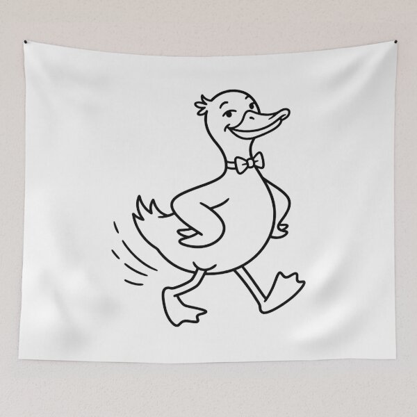 Item preview, Duck Diva Pose Coloring Day Design designed and sold by SHOP-Corner.