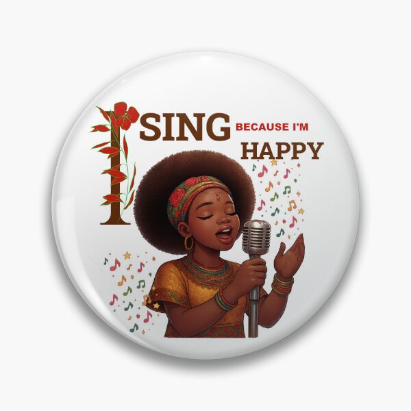 Item preview, I SING BECAUSE I'M HAPPY designed and sold by Flavaprints4u.