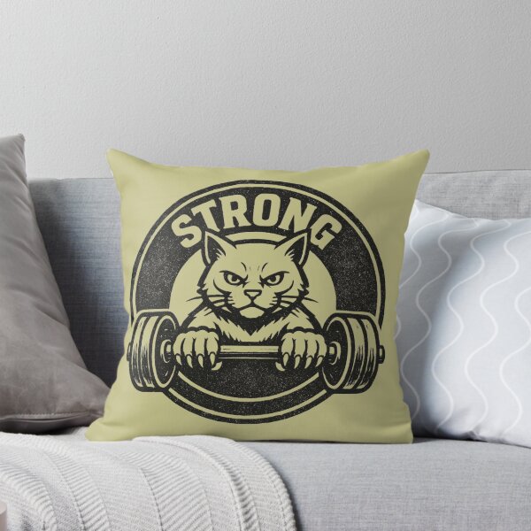 Artikelvorschau, Iron Paws – Lustige Fitnessstudio-Katze – Design für Gewichtheber-Katzenliebhaber, witziges Fitnessgeschenk entworfen und verkauft von AYACHI90.