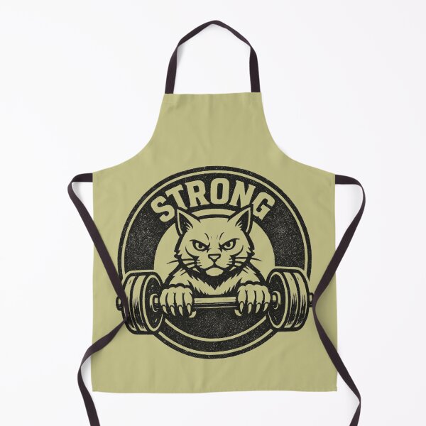Item preview, Iron Paws Funny Gym Cat – Weightlifting Cat Lover Design, Funny Fitness Gift designed and sold by AYACHI90.