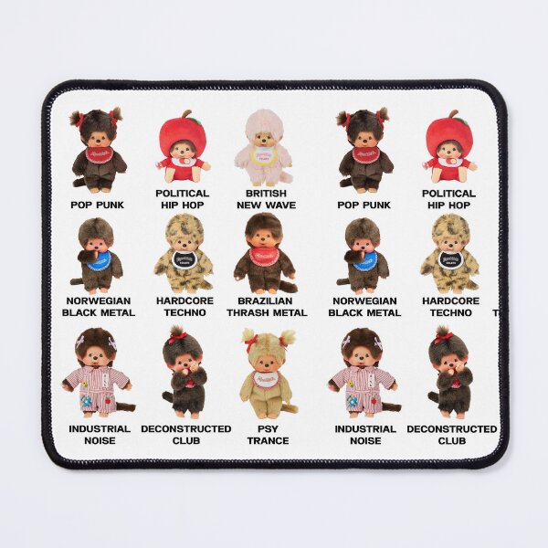 Item preview, Obscure Music Genres Monchhichi | Vintage Japanese Toy | Music Meme designed and sold by LoLife.