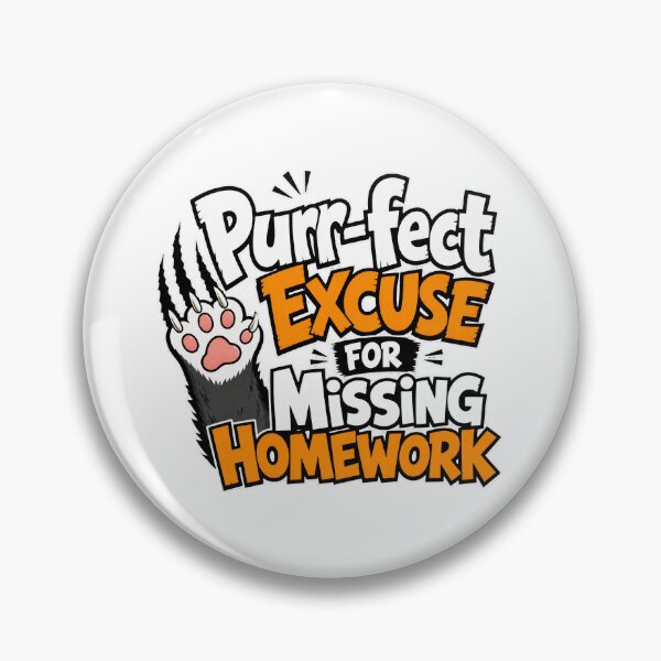 Item preview, back to school Purr-fect Excuse For Missing Homework Funny Shirt  designed and sold by Uglyandcute.