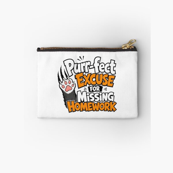 Item preview, back to school Purr-fect Excuse For Missing Homework Funny Shirt  designed and sold by Uglyandcute.