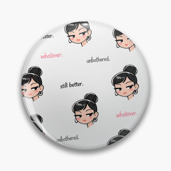 Item preview, Unbothered Girl Whatever Aesthetic Pattern Case designed and sold by betterthanurex.