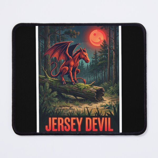 Item preview, Jersey Devil Cryptid Pine Barrens Pop Art Poster designed and sold by redsharkuk.