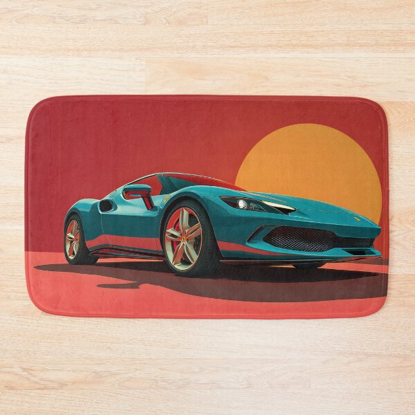 Item preview, Ferrari 296 GTB High Performance Pop Art Car Print designed and sold by AutoPopStudio.