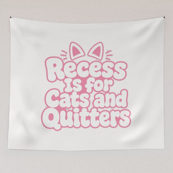 Item preview, back to school  Recess Is For Cats And Quitters Funny Shirt designed and sold by Uglyandcute.