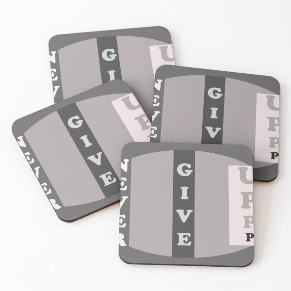 Item preview, Never give up designed and sold by Cyperspot.