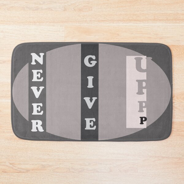 Item preview, Never give up designed and sold by Cyperspot.