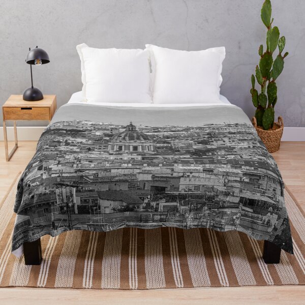 Item preview, Monochrome Rome Rooftops From St Peter Basilica designed and sold by Diego Re.