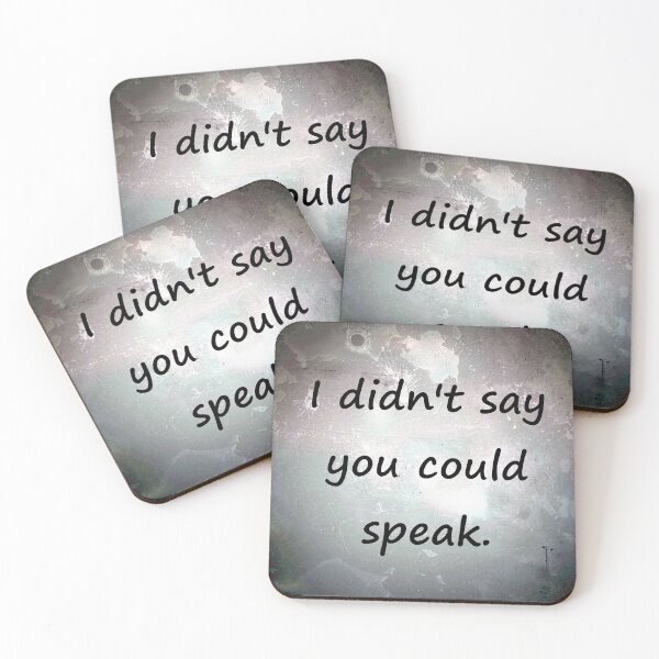 Item preview, I Didn't Say You Could Talk To Me designed and sold by Trendature Online .