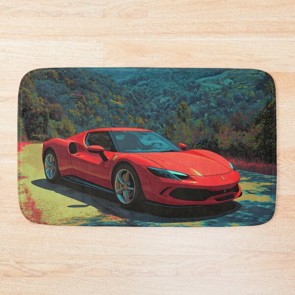 Item preview, Ferrari 296 GTB Supercar Pop Art Graphic Design designed and sold by AutoPopStudio.