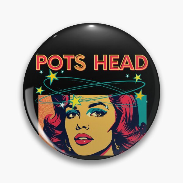 Item preview, POTS HEAD Retro Pop Art Dizziness Chronic Illness Spoonie designed and sold by pulse_retail.