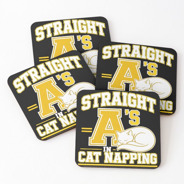 Item preview, back to school  Straight A's In Cat Napping Funny Shirt designed and sold by Uglyandcute.