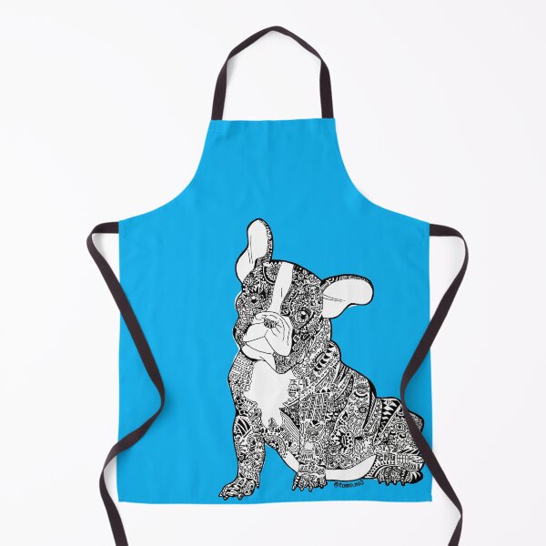 Item preview, Zentangle Frenchie designed and sold by Momo Squared Designs.