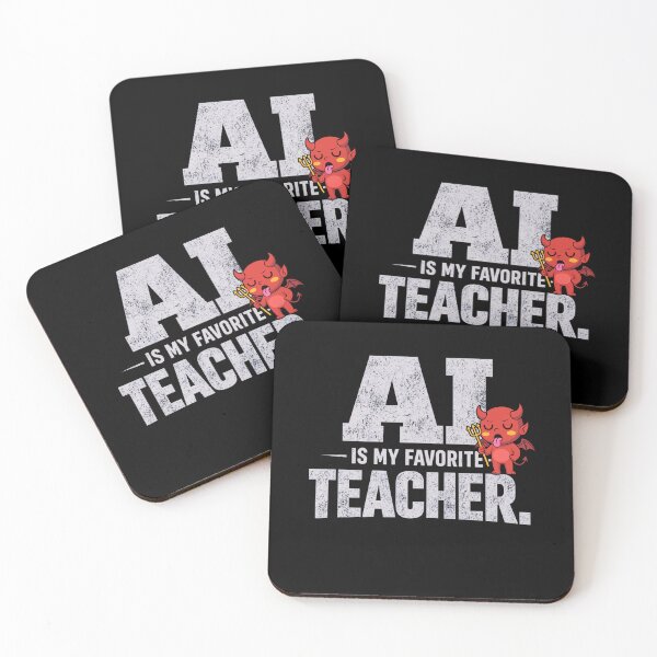 Item preview, AI Is My Favorite Teacher - Funny AI Takeover Future School Robot Teacher  designed and sold by TEEJAMBOREE.