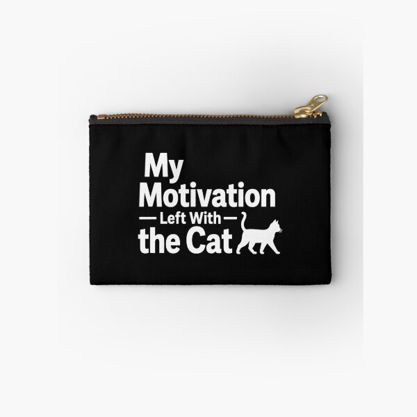 Item preview, De vuelta a la escuela. Mi motivación se fue con el gato. Camiseta divertida. designed and sold by Uglyandcute.