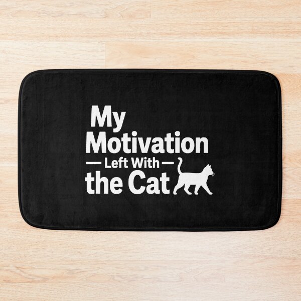Item preview, back to school  My Motivation Left With The Cat Funny Shirt designed and sold by Uglyandcute.