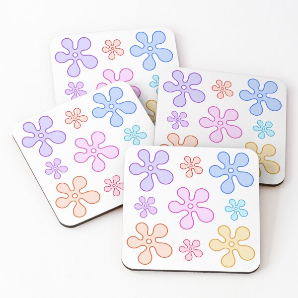 Item preview, Pack 4 Bikini Bottom flowers  designed and sold by DibujandoPorfa.