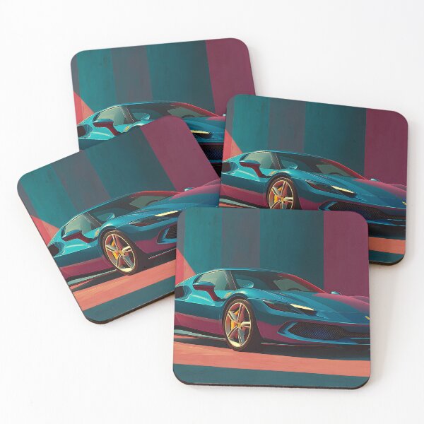 Item preview, Ferrari 296 GTB Italian Performance Pop Art Artwork designed and sold by AutoPopStudio.