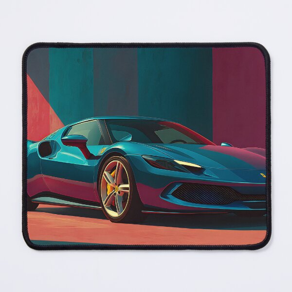 Item preview, Ferrari 296 GTB Italian Performance Pop Art Artwork designed and sold by AutoPopStudio.