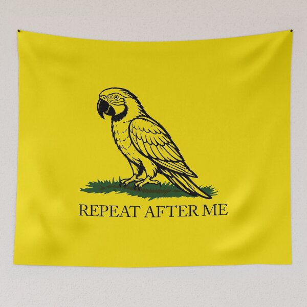 Item preview, Gadsden flag parody - Parrot designed and sold by giantbananas.