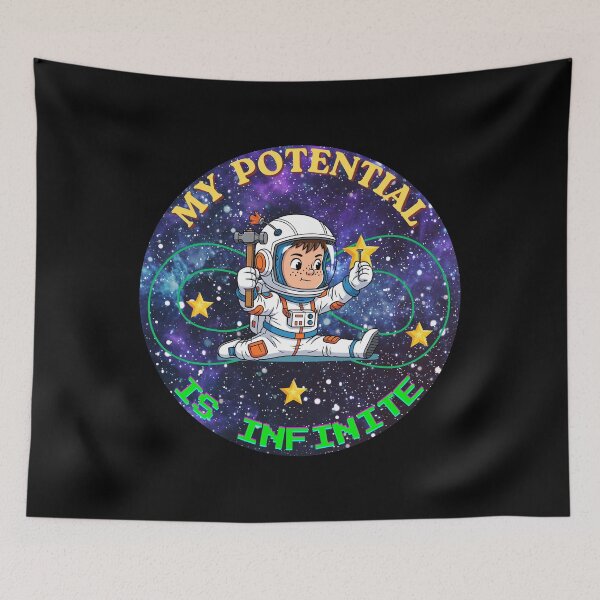 Item preview, My Potential Is Infinite, Funny Gifts For Optimists designed and sold by zebek-design.