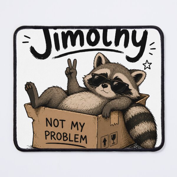 Item preview, Jimothy – Not My Problem Raccoon designed and sold by Elamraoui98.